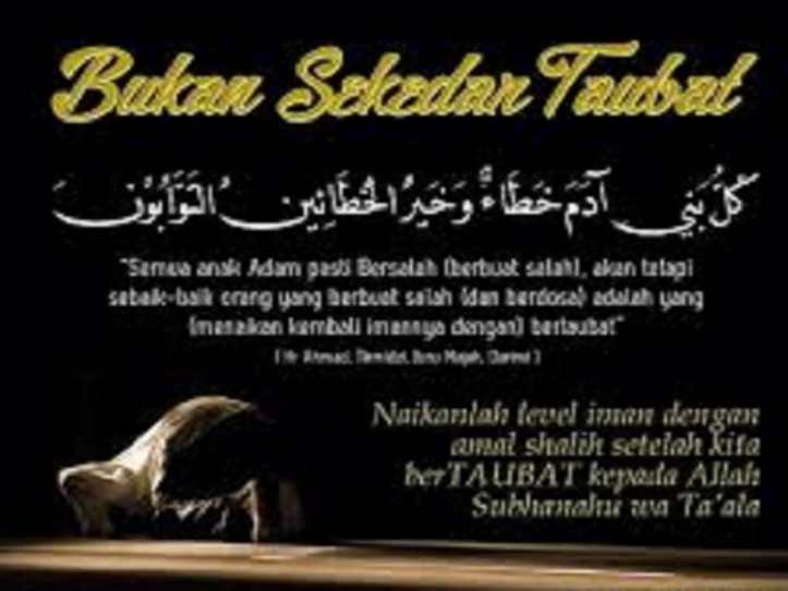 Keberuntungan milik orang yang bertaubat-1